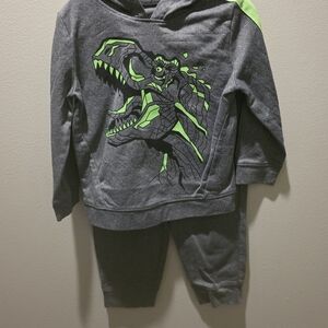 Jumping Beans Active Gray Hoodie Set